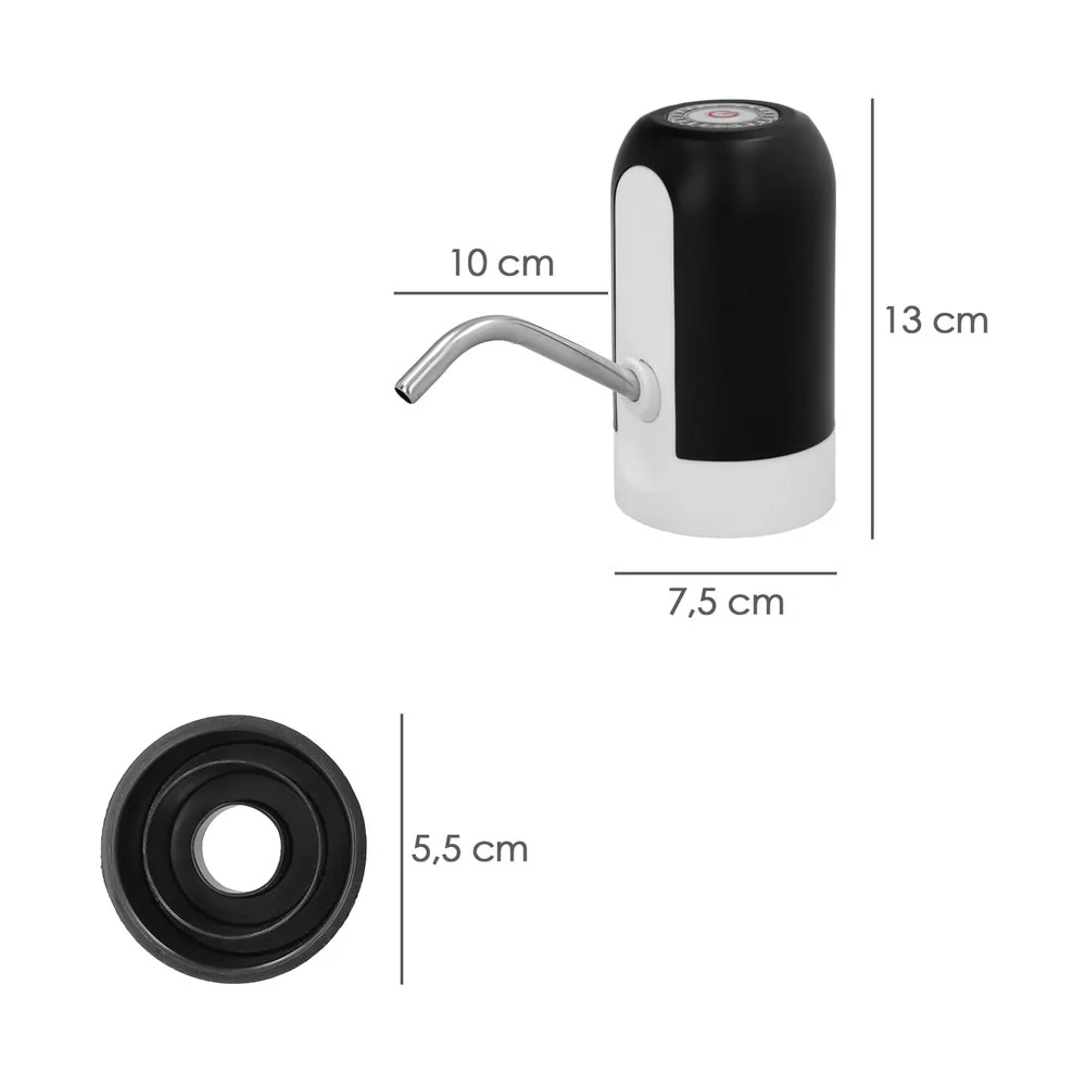 Dispensador de agua automático para garrafas USB tipo c