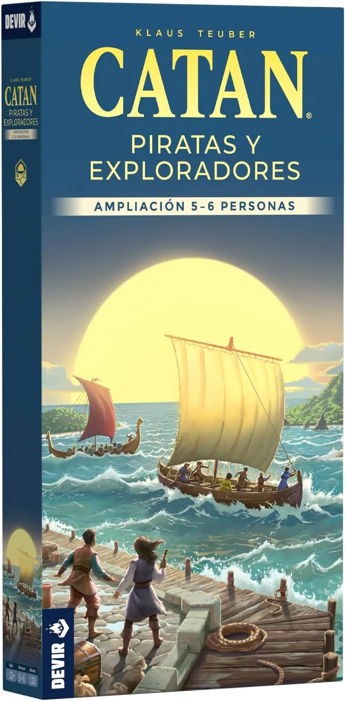 Catán: Piratas y Exploradores Expansión 5-6 Jugadores - Devir