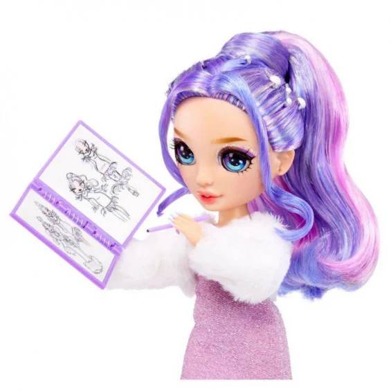 Muñeca Rainbow High Violet – Fantastic Fashion Desfile Final (587385)