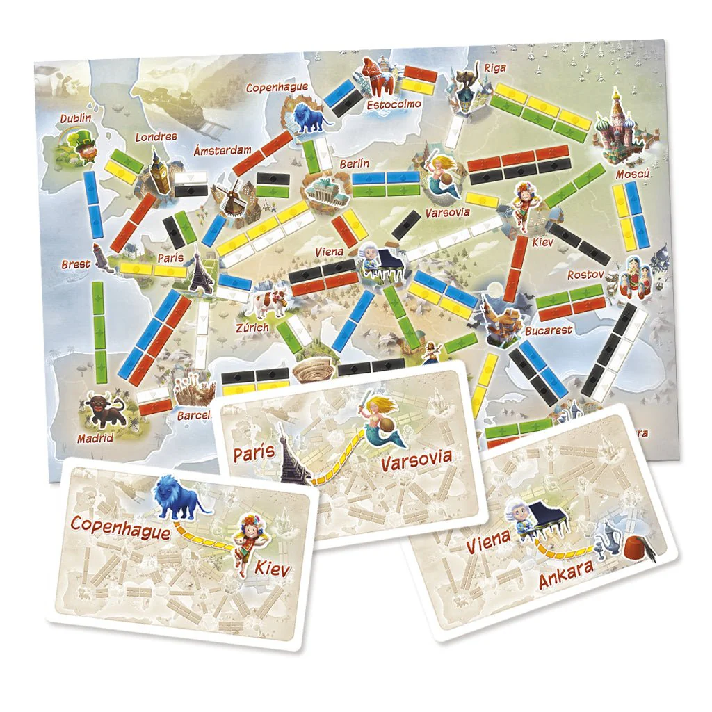 Aventureros al Tren El Primer Viaje – Juego Mesa Niños Ticket to Ride Asmodee