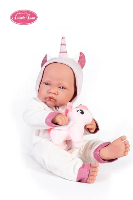 Muñecas Antonio Juan - Recién Nacida con disfraz de unicornio (50268)